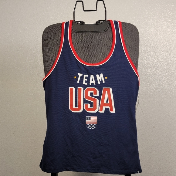 Fanatics Team USA Navy Women's Tank Top Size M - Picture 1 of 4